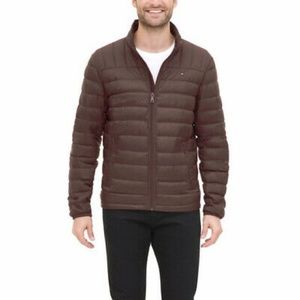 TOMMY HILFIGER BIG & TALL MEN'S PACKABLE DOWN JACKET COAT LIGHTWEIGHT PUFFER NEW